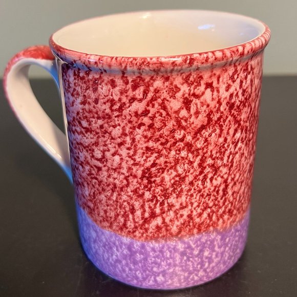 Certified International CIC Ceramic Floral Coffee Mug Painted Flower in Pot - Picture 2 of 6